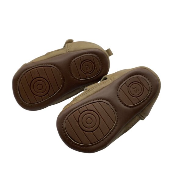 Surprize By Stride Rite Kellyn Baby Tan Sandals Adjustable Straps Size 6-12M - Picture 7 of 7